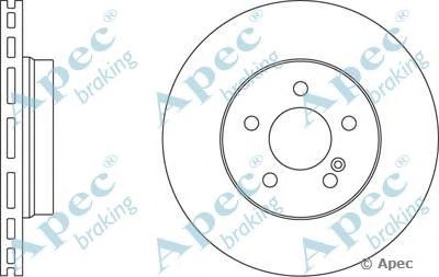 APEC BRAKING dsk2613 -  Тормозной диск